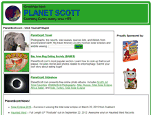 Tablet Screenshot of planetscott.com